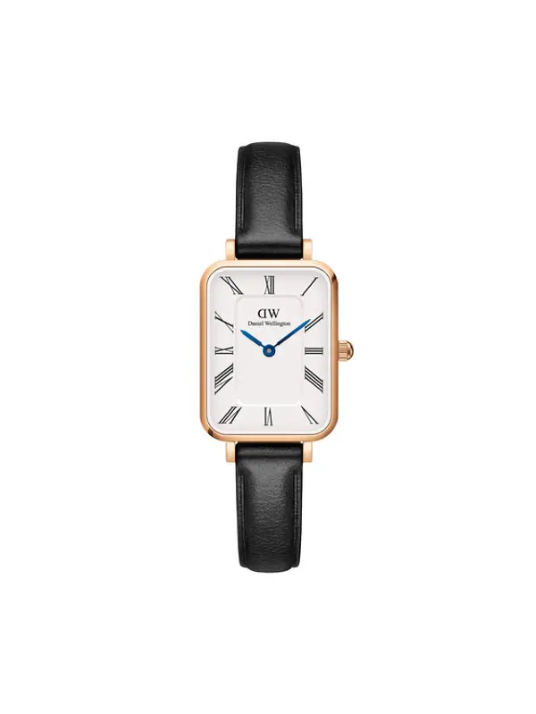 Daniel Wellington Daniel Wellington Sat Quadro Roman Numerals Sheffield DW00100689 Crna