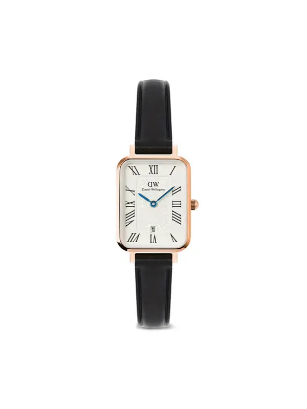 Daniel Wellington Daniel Wellington Sat Quadro Sterling Roman Numerals DW00100862 Crna