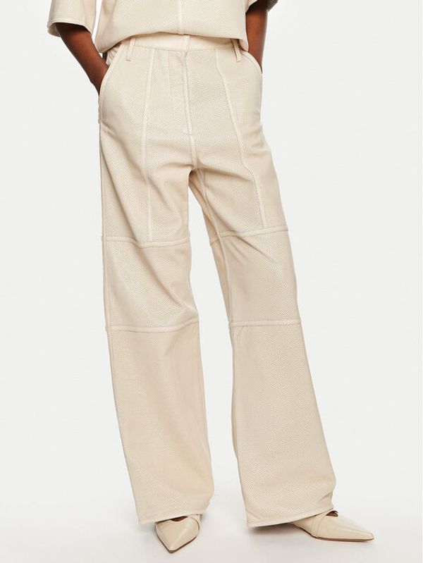 DAY BIRGER ÉT MIKKELSEN DAY BIRGER ÉT MIKKELSEN Kožne hlače Julian DAY65243260 Bež Straight Leg