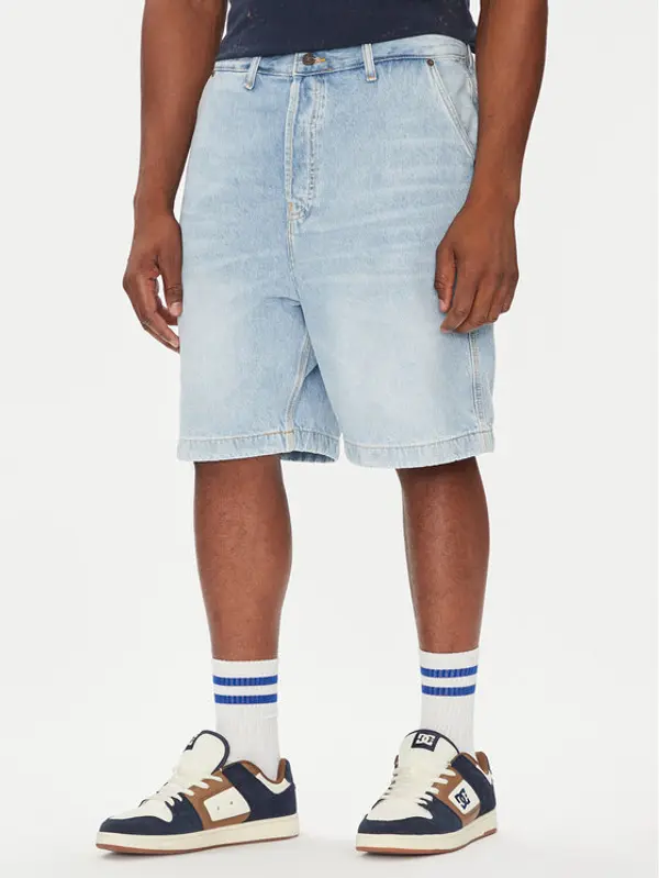 DC Shoes DC Shoes Kratke traperice Carpenter ADYDS03022 Svijetloplava Baggy Fit
