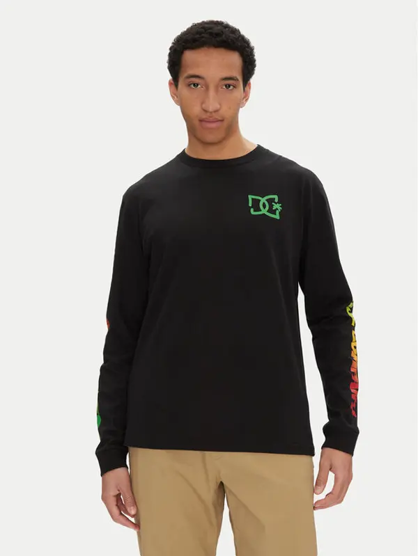 DC Shoes DC Shoes Majica dugih rukava ADYZT05474 Crna