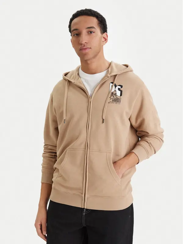 DC Shoes DC Shoes Majica dugih rukava Anodized EDYSF03267 Bež Regular Fit