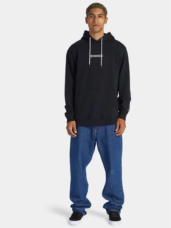 DC Shoes DC Shoes Majica dugih rukava Baseline Otlr ADYFT03390 Crna Regular Fit