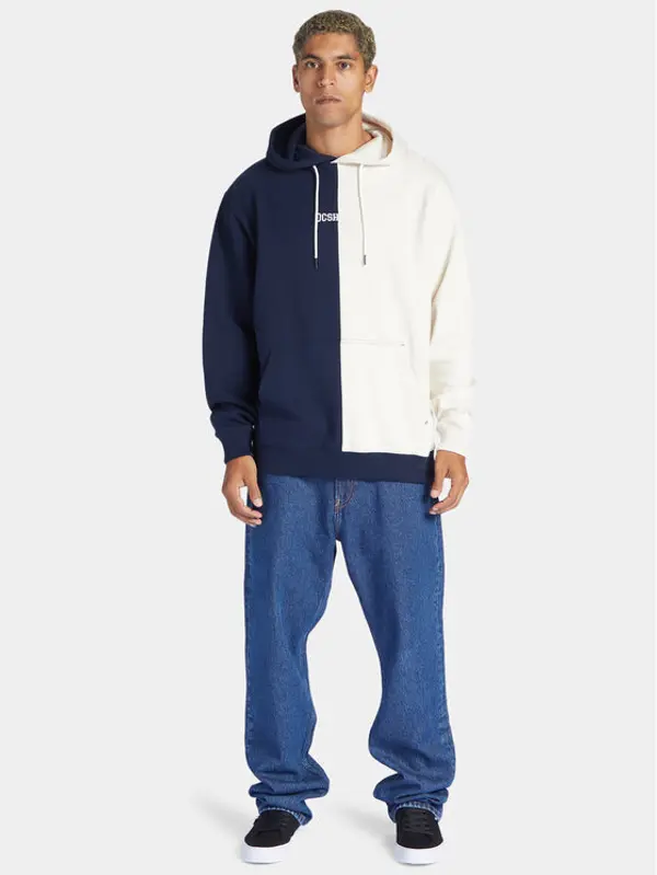 DC Shoes DC Shoes Majica dugih rukava Baseline Otlr ADYFT03390 Tamnoplava Regular Fit