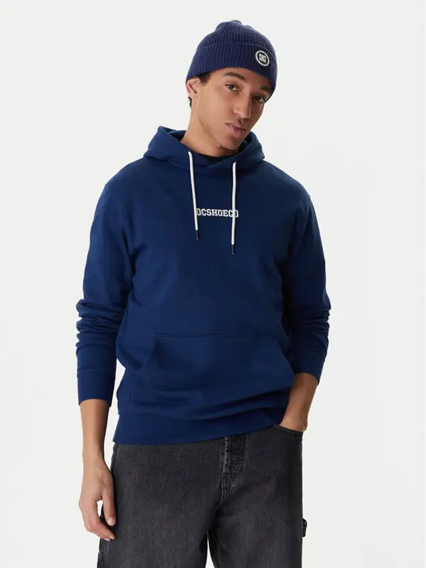 DC Shoes DC Shoes Majica dugih rukava Baseline Otlr ADYFT03390 Tamnoplava Regular Fit