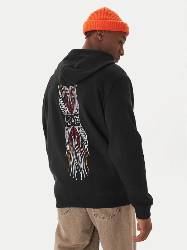 DC Shoes DC Shoes Majica dugih rukava Burnt Out EDYSF03253 Crna Regular Fit
