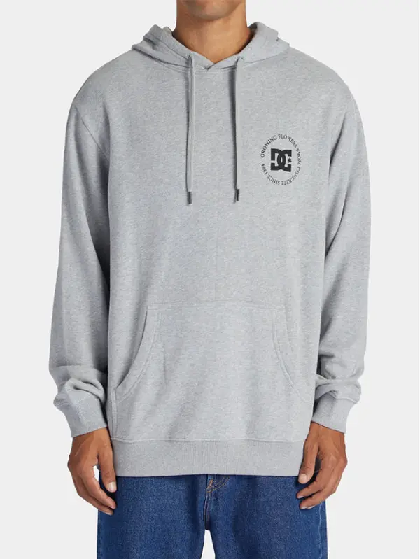 DC Shoes DC Shoes Majica dugih rukava Concrete Otlr ADYSF03113 Siva Regular Fit