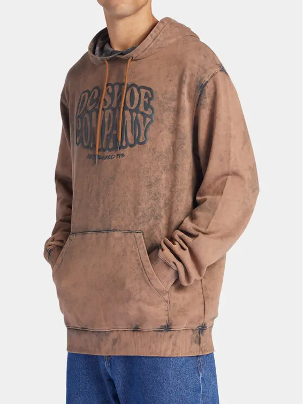 DC Shoes DC Shoes Majica dugih rukava Contour ADYFT03381 Smeđa Regular Fit