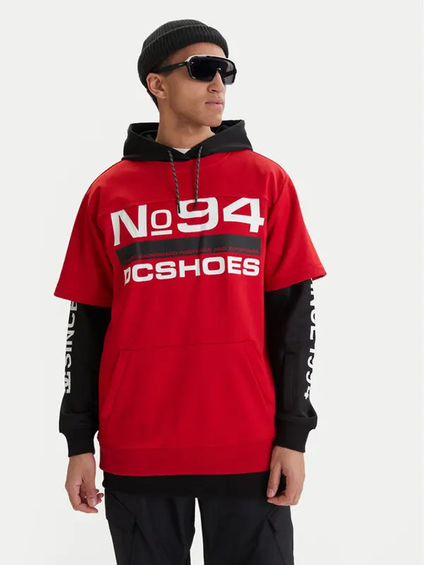 DC Shoes DC Shoes Majica dugih rukava Dryden ADYFT03411 Crvena Regular Fit