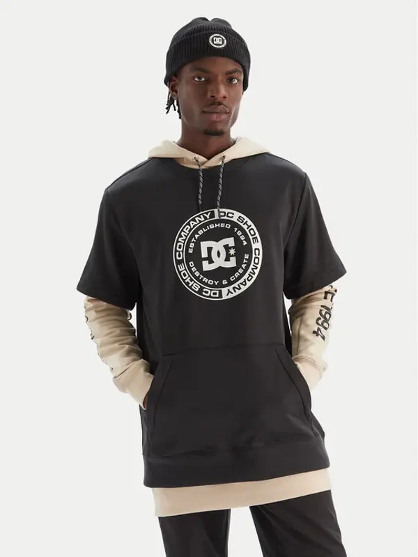 DC Shoes DC Shoes Majica dugih rukava Dryden ADYFT03440 Bež Relaxed Fit