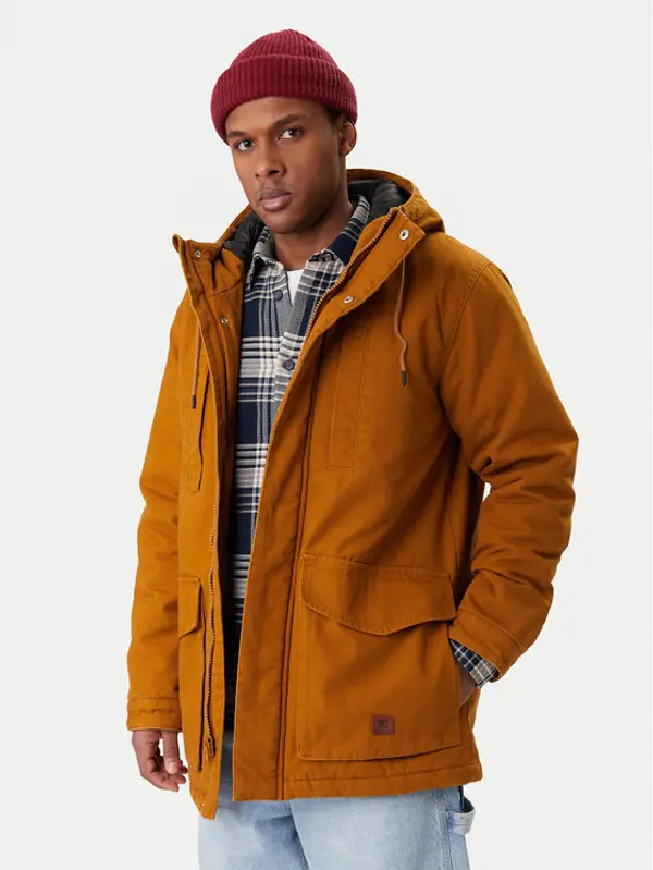 DC Shoes DC Shoes Parka Juryfield EDYJK03262 Smeđa Regular Fit