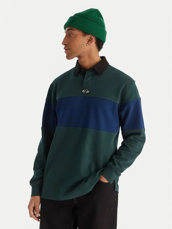 DC Shoes DC Shoes Polo Second Half EDYKT03536 Zelena Regular Fit