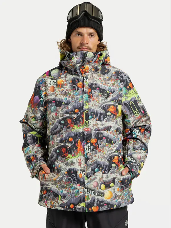 DC Shoes DC Shoes Skijaška jakna Basic Print ADYTJ03097 Šarena Regular Fit