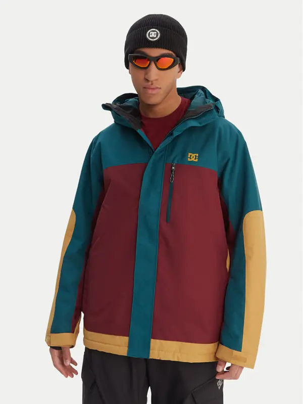 DC Shoes DC Shoes Skijaška jakna Defiant ADYTJ03089 Tamnocrvena Regular Fit