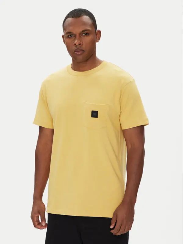 DC Shoes DC Shoes T-shirt ADYKT03246 Žuta Regular Fit