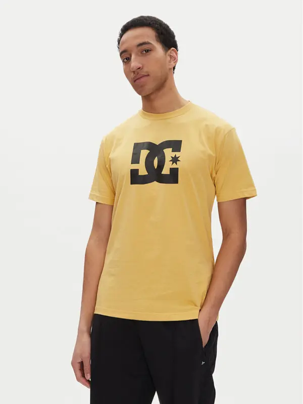 DC Shoes DC Shoes T-shirt ADYZT05373 Žuta Heritage Fit