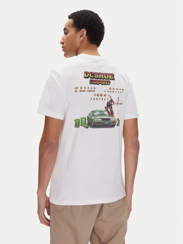 DC Shoes DC Shoes T-shirt ADYZT05457 Bijela Heritage Fit