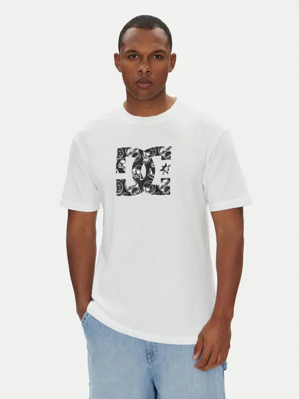 DC Shoes DC Shoes T-shirt ADYZT05461 Bijela Regular Fit