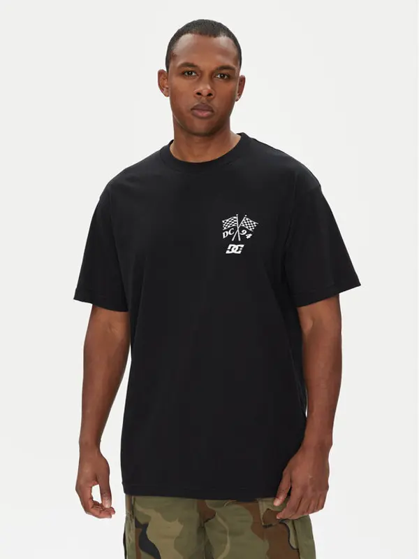 DC Shoes DC Shoes T-shirt ADYZT05467 Crna Regular Fit