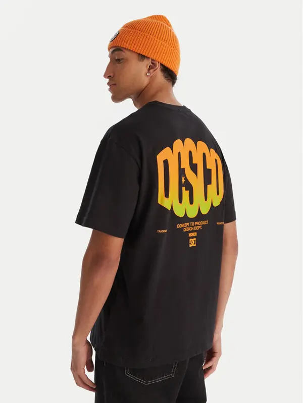DC Shoes DC Shoes T-shirt EDYZT04372 KVJ0 Crna Relaxed Fit