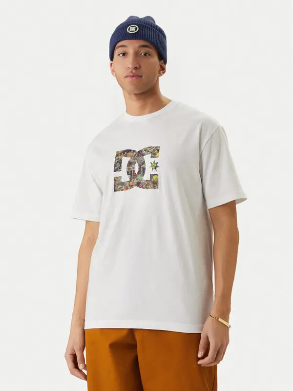 DC Shoes DC Shoes T-shirt Star Filled EDYZT04348 Bijela Regular Fit
