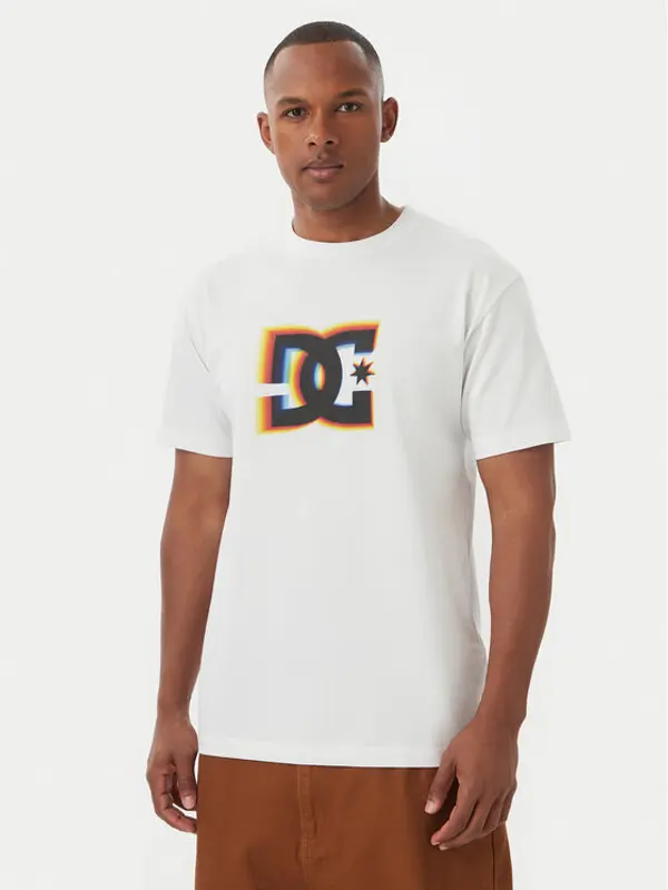 DC Shoes DC Shoes T-shirt Tracer Star Hss ADYZT05444 Bijela Heritage Fit