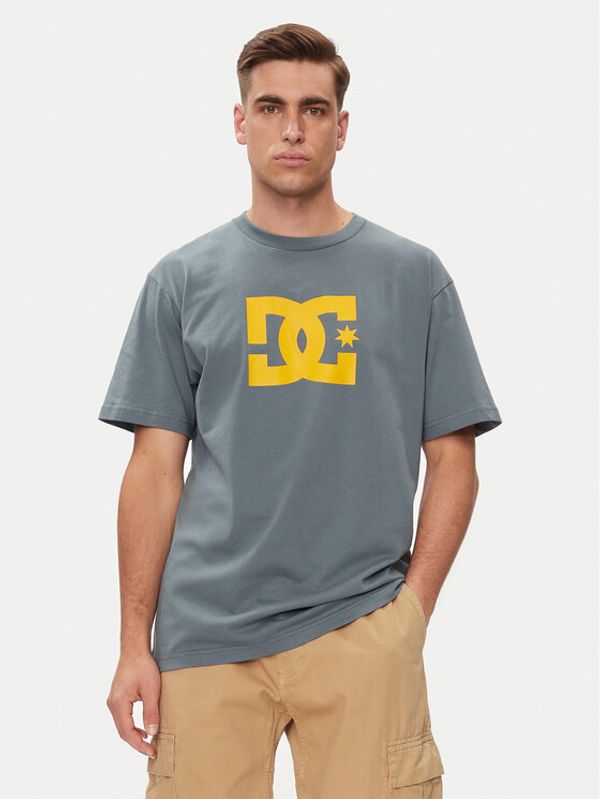 DC DC T-shirt Dc Star Hss ADYZT05373 Siva Regular Fit