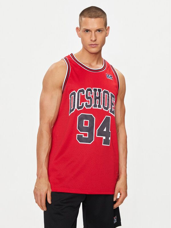 DC DC Tank top Shy Town Jersey ADYKT03230 Crvena Regular Fit