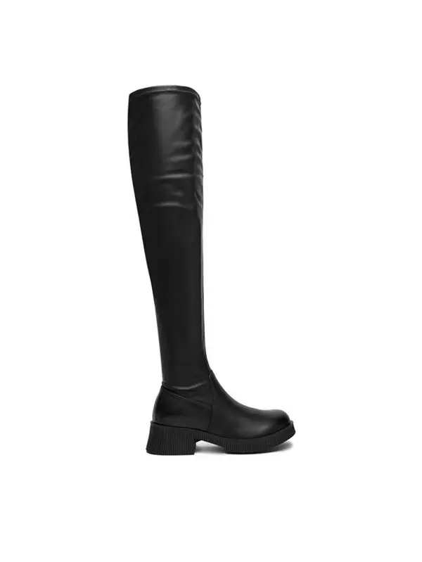 DeeZee DeeZee Čizme preko koljena TYA81-J218 Crna
