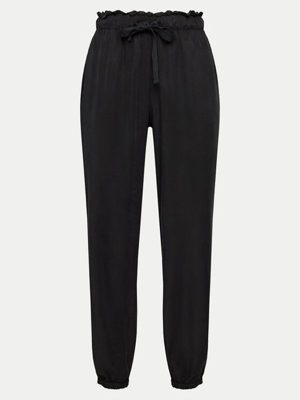 Deha Deha Donji dio trenerke A00667 Crna Regular Fit