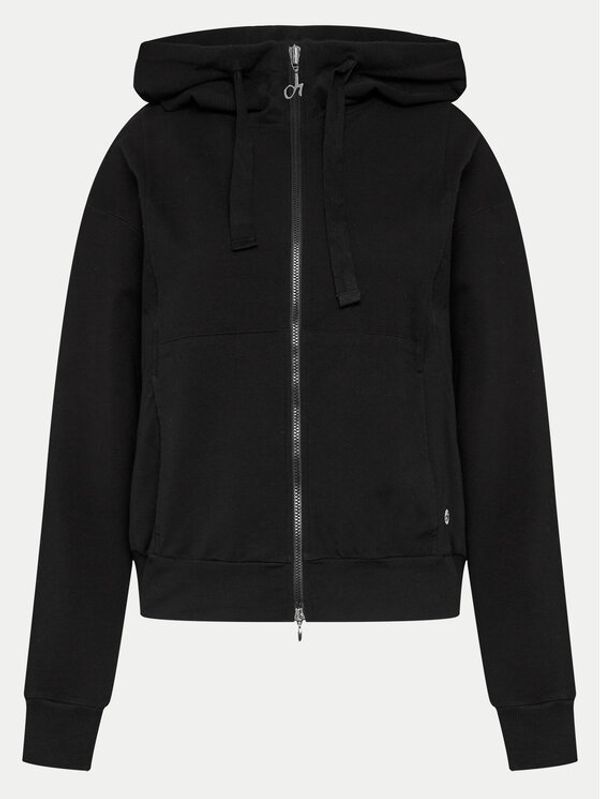 Deha Deha Majica dugih rukava A00322 Crna Regular Fit