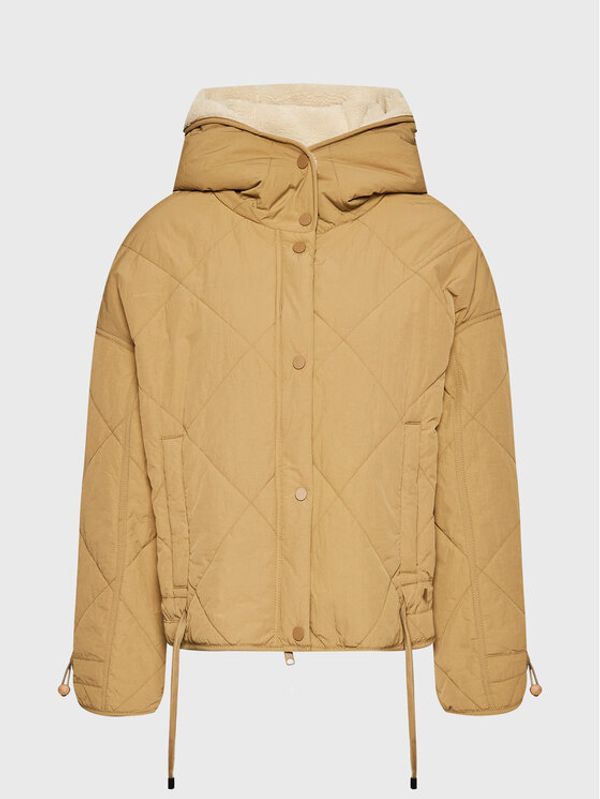 Deha Deha Pernata jakna D73231 Bež Relaxed Fit