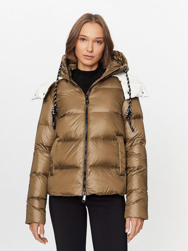 Deha Deha Pernata jakna D93582 Smeđa Regular Fit