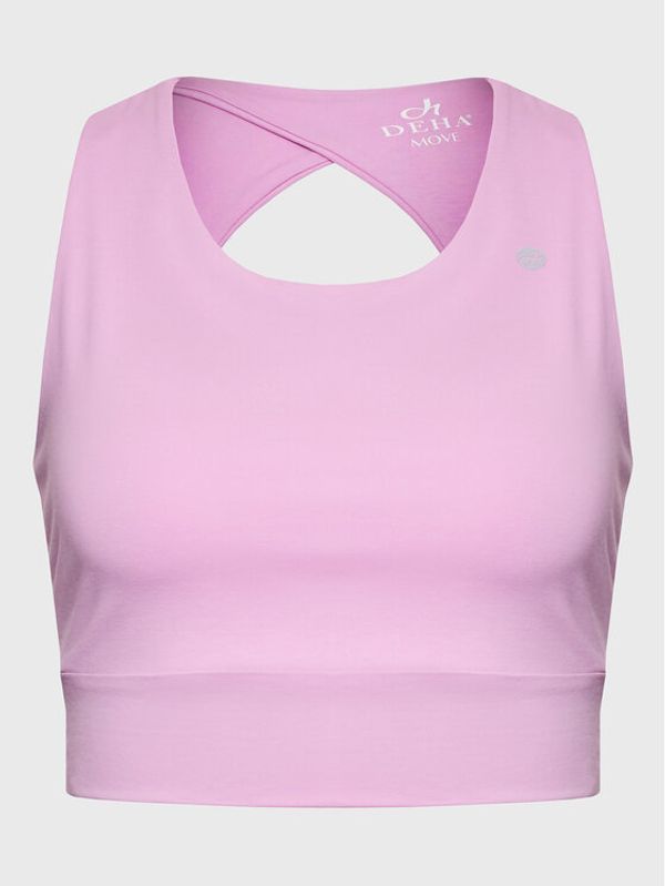 Deha Deha Top B84451 Ružičasta Slim Fit