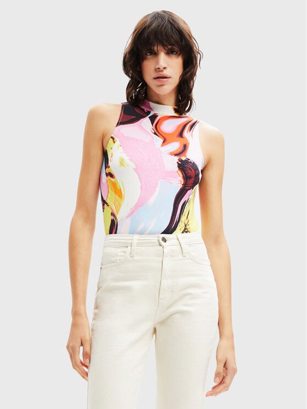 Desigual Desigual Bodi Landa 22WWQK23 Šarena Slim Fit