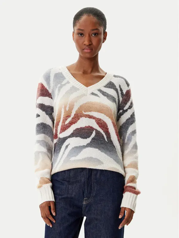 Desigual Desigual Džemper Wasilla 25WWJF21 Šarena Regular Fit