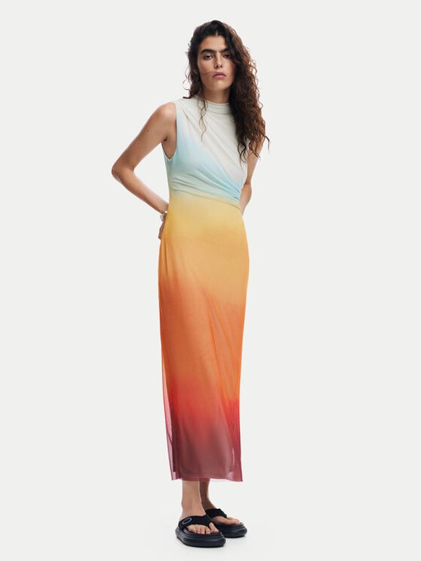 Desigual Desigual Haljina za svaki dan 24WWVKXZ Šarena Regular Fit