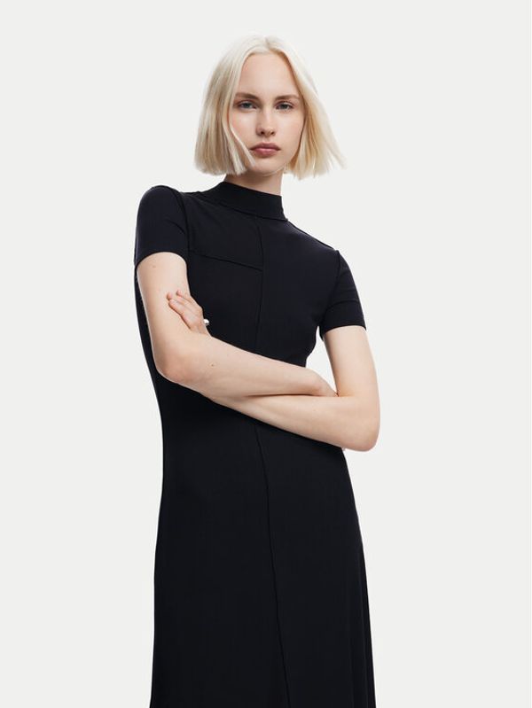 Desigual Desigual Haljina za svaki dan Cincinnati 24WWVK67 Crna Slim Fit