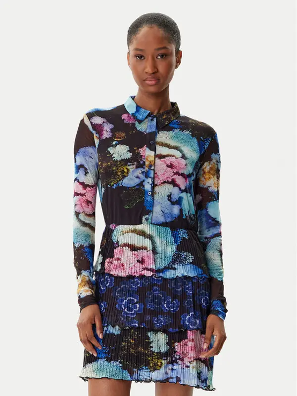 Desigual Desigual Haljina za svaki dan Coral Lacroix 25WWVK10 Šarena Regular Fit