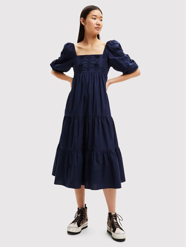 Desigual Desigual Haljina za svaki dan Kalma 22WWVW56 Tamnoplava Regular Fit