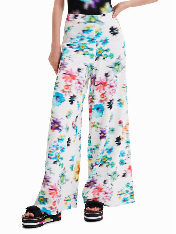 Desigual Desigual Hlače 23SWPW11 Šarena Relaxed Fit