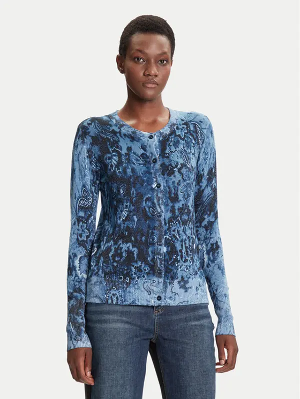 Desigual Desigual Kardigan Kassidy 25WWJF12 Plava Regular Fit