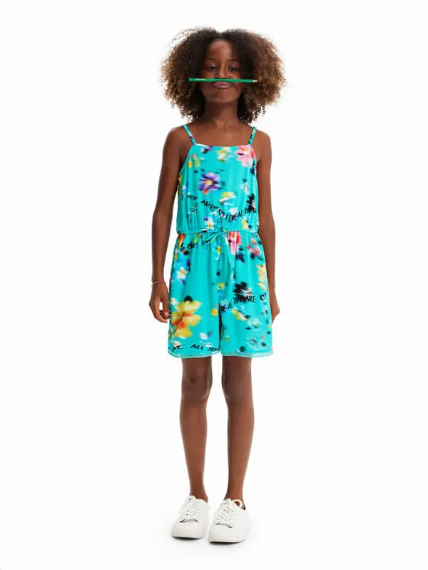 Desigual Desigual Kombinezon 23SGPW03 Zelena Regular Fit
