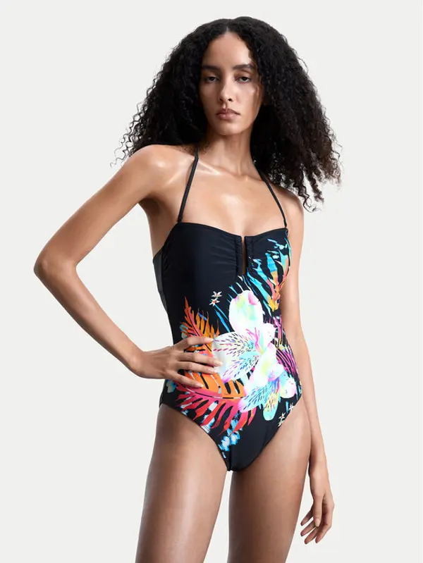 Desigual Desigual Kupaći kostim Daikiri 26SWMK24 Crna