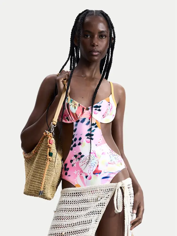 Desigual Desigual Kupaći kostim Nasau 26SWMK17 Šarena