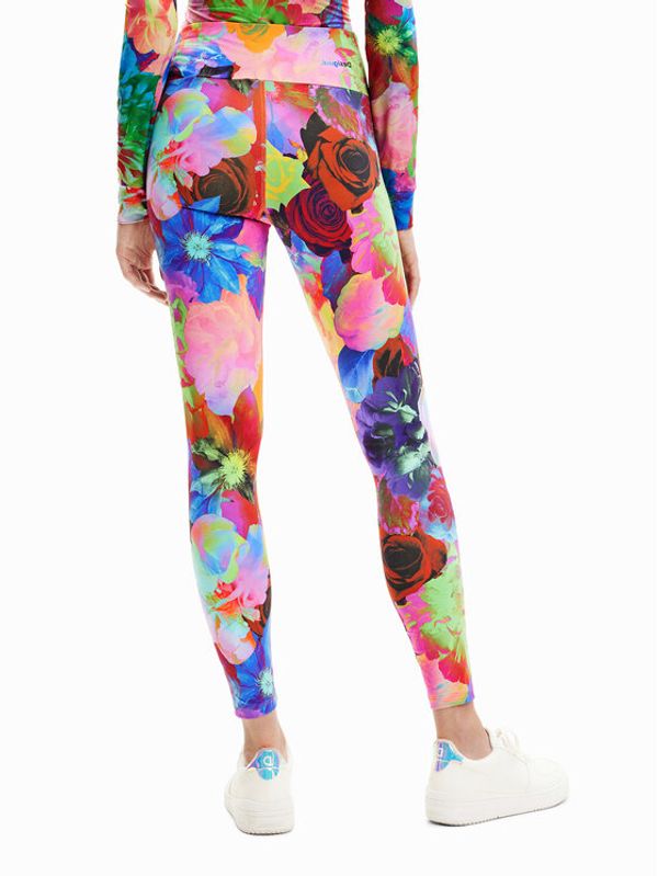 Desigual Desigual Leggings Tulipa 23SWKK07 Šarena Slim Fit
