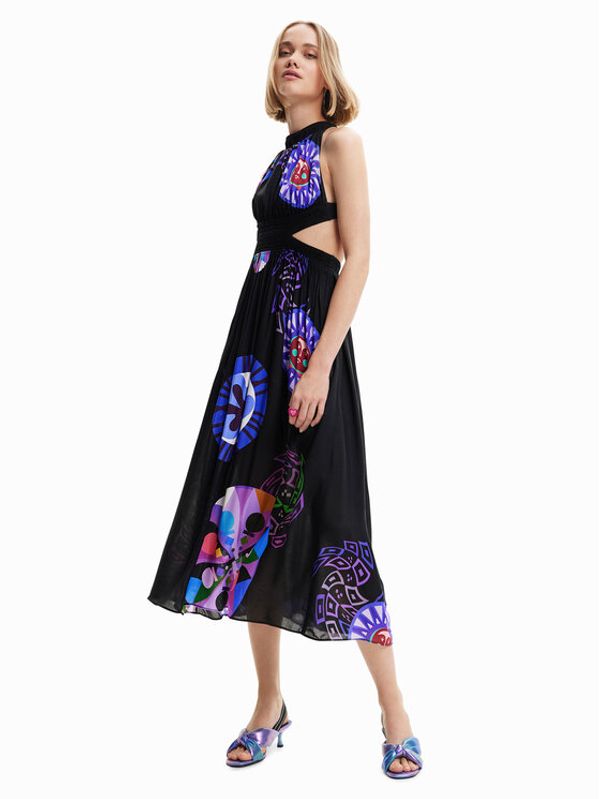 Desigual Desigual Ljetna haljina 23SWMW21 Šarena Regular Fit