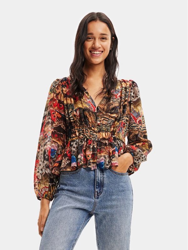 Desigual Desigual Majica 23WWBW25 Šarena Regular Fit