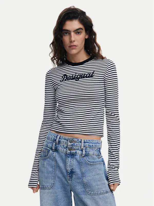 Desigual Desigual Majica 25SWTK85 Crna Regular Fit