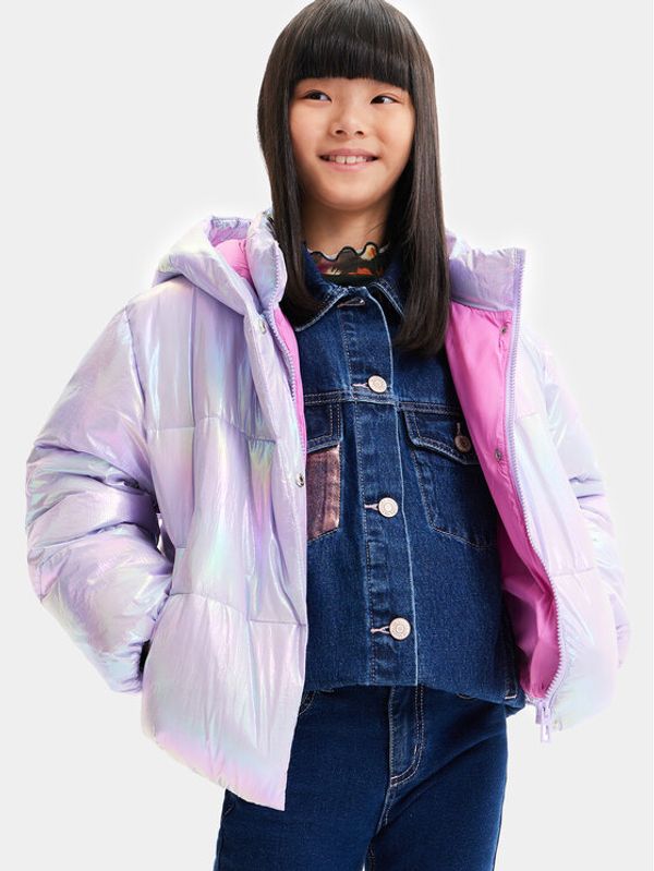 Desigual Desigual Pernata jakna 23WGEW01 Ljubičasta Regular Fit